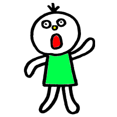 [LINEスタンプ] 三本毛くん