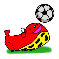 [LINEスタンプ] soccer shoes