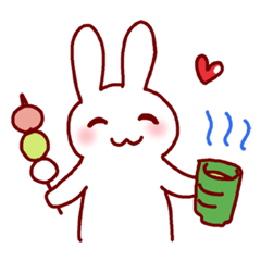 [LINEスタンプ] ほわほわうさぎ