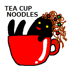[LINEスタンプ] TEA CUP NOODLESの画像（メイン）