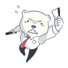 [LINEスタンプ] Salary Bearの画像（メイン）