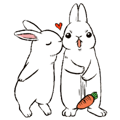 [LINEスタンプ] Rabbit with Mask