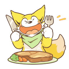 [LINEスタンプ] キツネのスタンプ2