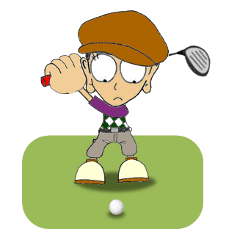 [LINEスタンプ] ゴルフ・ゴルフ・ゴルフの画像（メイン）
