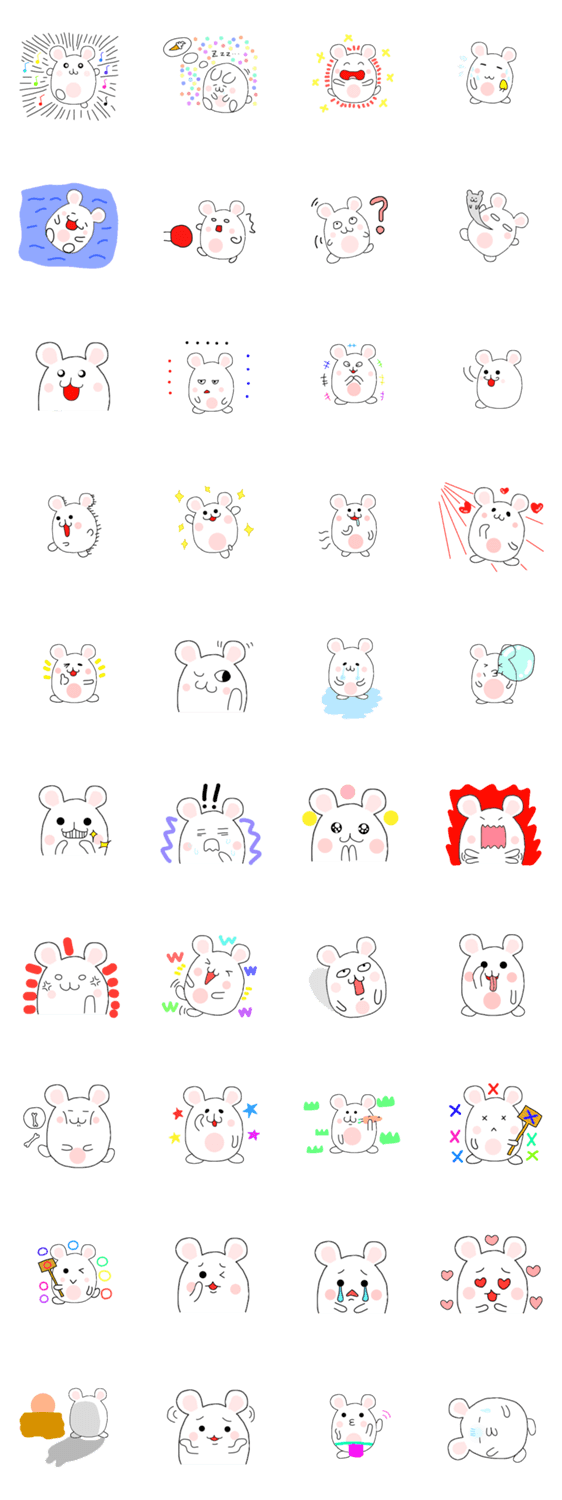 たぬニャン 2のスタンプ詳細