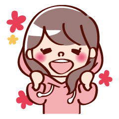 [LINEスタンプ] ぱーかーちゃん