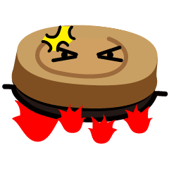 [LINEスタンプ] Red beans mud ( life articles )