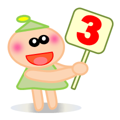 [LINEスタンプ] キュートな、ななこ 3