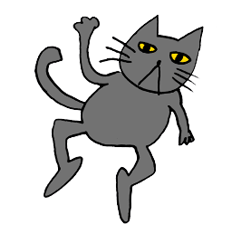 [LINEスタンプ] 黒猫ウメさんのスタンプ