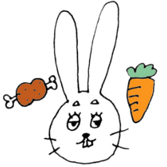 [LINEスタンプ] うさ子といっしょ