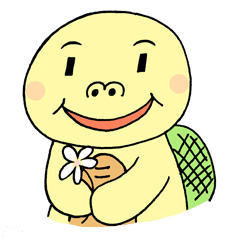 [LINEスタンプ] turtle's slow life