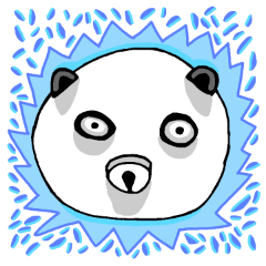 [LINEスタンプ] Magic Panda Mask