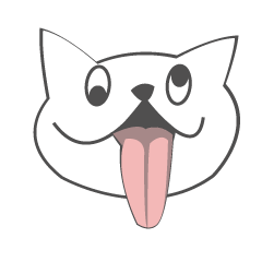 [LINEスタンプ] 猫じゃなくて犬です。