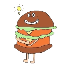 [LINEスタンプ] ふぁーすとふーどさん