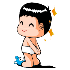 [LINEスタンプ] I.D BABY