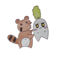 [LINEスタンプ] 油大根とぽんちゃん
