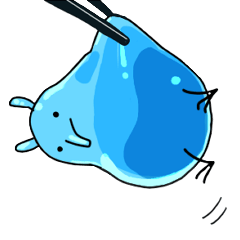 [LINEスタンプ] 水うさぎ