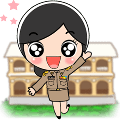[LINEスタンプ] Lovely officer