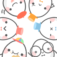 [LINEスタンプ] Little Eggs' Daily