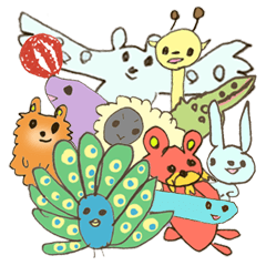[LINEスタンプ] ねじまきどうぶつえん。