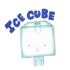[LINEスタンプ] Ice cube(アイスキューブ）