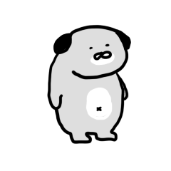 [LINEスタンプ] 感情表現が豊かなパグ