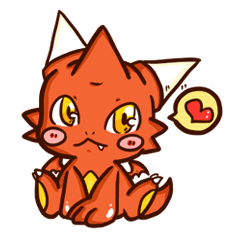 [LINEスタンプ] Neryu Dragon-cat