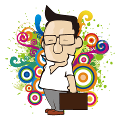 [LINEスタンプ] Giovanni's different to the world