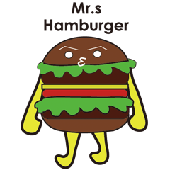 [LINEスタンプ] Mr. Hamburger