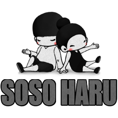 [LINEスタンプ] soso haru Day2の画像（メイン）