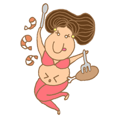 [LINEスタンプ] Mommy is cute and kind.の画像（メイン）