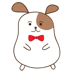 [LINEスタンプ] Chubby Hamster