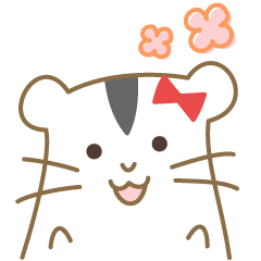 [LINEスタンプ] ふんわりハム子スタンプ