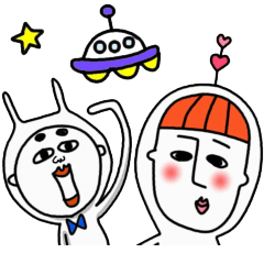 [LINEスタンプ] ワレワレハ。