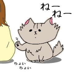 [LINEスタンプ] 長毛猫カイミちゃん