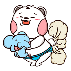 [LINEスタンプ] Plastic Bear On977 Daily Life
