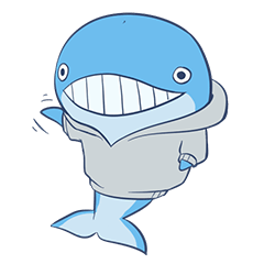 [LINEスタンプ] James The Whale