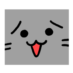 [LINEスタンプ] 八の字眉毛の猫さんの画像（メイン）