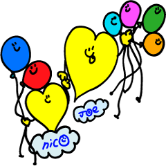 [LINEスタンプ] Colorful Heart Friends
