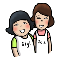 [LINEスタンプ] Gigi＆Jele