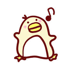 [LINEスタンプ] のほほんペンギン