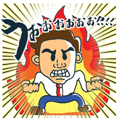 [LINEスタンプ] 使命に燃えるヴィクトリーマン！！