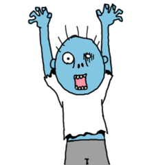 [LINEスタンプ] 日々ゾンビ