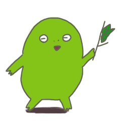 [LINEスタンプ] カエルのような生きもの