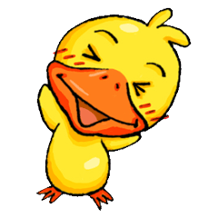 [LINEスタンプ] banano yellow duckの画像（メイン）
