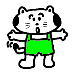 [LINEスタンプ] かぎしっぽ猫の小太郎の画像（メイン）