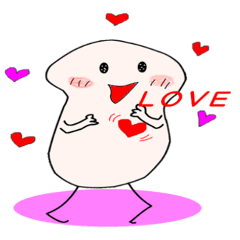 [LINEスタンプ] 白いまつたけ マツリンちゃん