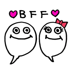 [LINEスタンプ] ふきだしおばけの130くん