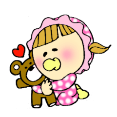 [LINEスタンプ] わがまま赤ちゃん
