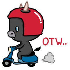 [LINEスタンプ] Bubu The Anoa